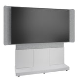 Middle Atlantic ForumTM Free-Standing 66" (3 Bay) Display Stand for (1) 70" to 75" Display, Light Colorway