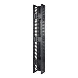 APC Valueline, Vertical Cable Manager for 2 & 4 Post Racks, 84"H X 12"W, Single-Sided with Door