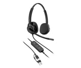 HP Poly Mission 425 Stereo USB Wired Headset TAA