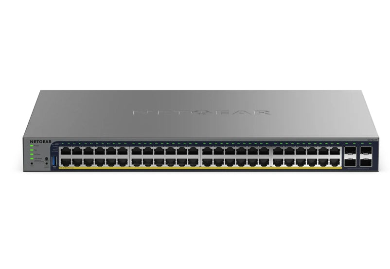 NETGEAR GS752TPv3 Managed L2/L3/L4 Fast Ethernet (10/100) Power over Ethernet (PoE) 1U Black