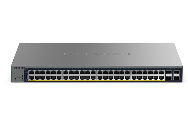 NETGEAR GS752TPv3 Managed L2/L3/L4 Fast Ethernet (10/100) Power over Ethernet (PoE) 1U Black