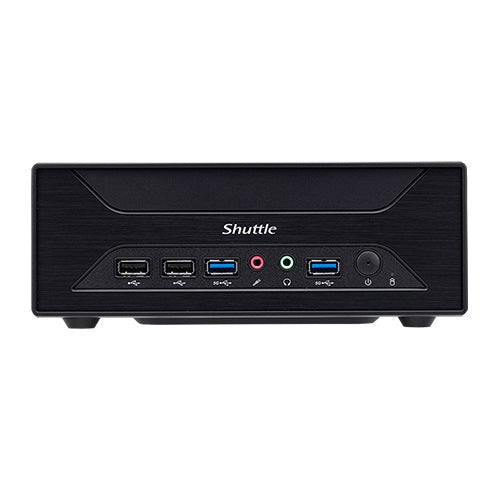 Shuttle XPС slim XH610G PC/workstation barebone 3L sized PC Black Intel H610 LGA 1700