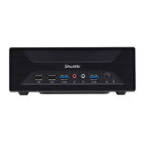 Shuttle XPС slim XH610G PC/workstation barebone 3L sized PC Black Intel H610 LGA 1700