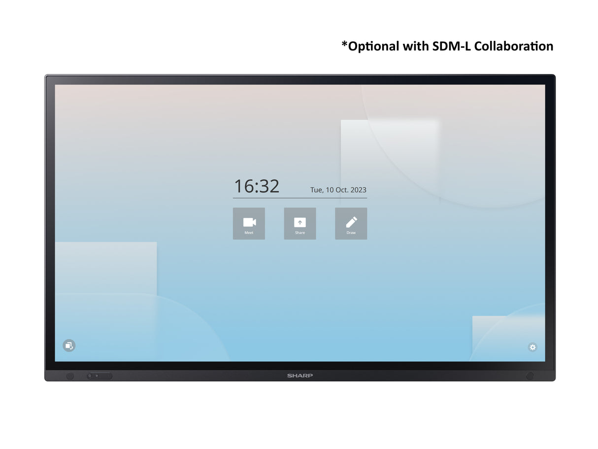 Sharp PN-LA652 Interactive flat panel 165.1 cm (65") LCD 450 cd/m² 4K Ultra HD Black Touchscreen