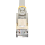 StarTech.com 10ft CAT6a Ethernet Cable - 10 Gigabit Shielded Snagless RJ45 100W PoE Patch Cord - 10GbE STP Network Cable w/Strain Relief - Gray Individually Tested/Wiring is UL Certified/TIA