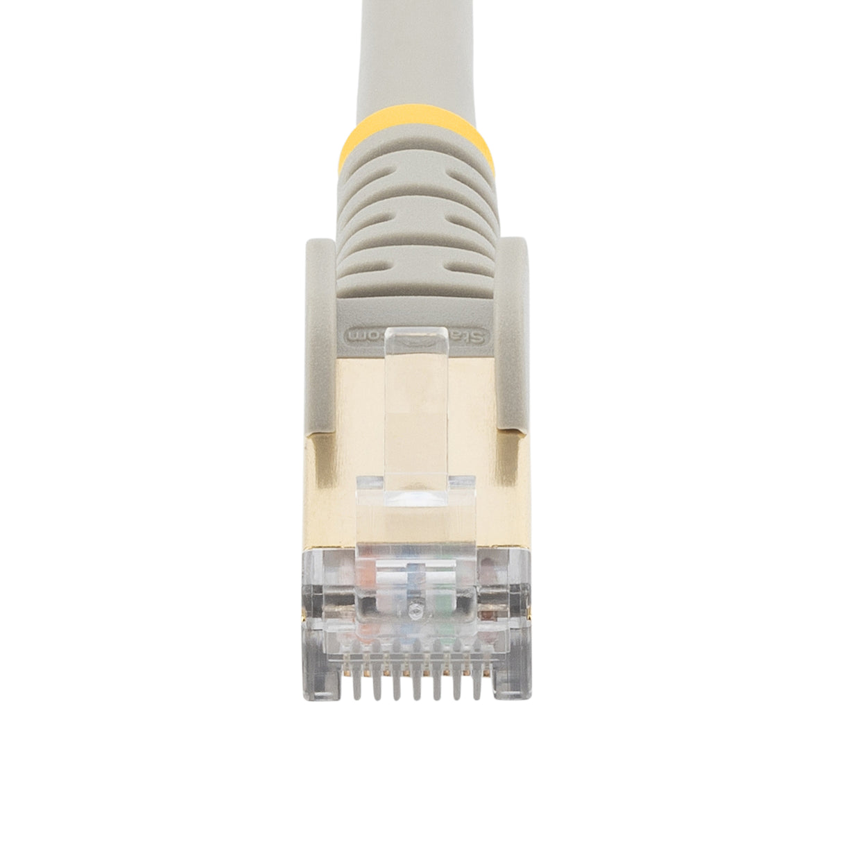 StarTech.com 4ft CAT6a Ethernet Cable - 10 Gigabit Shielded Snagless RJ45 100W PoE Patch Cord - 10GbE STP Network Cable w/Strain Relief - Gray Individually Tested/Wiring is UL Certified/TIA