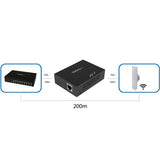 StarTech.com 1-Port Gigabit PoE+ Extender - 802.3at and 802.3af - 100 m (330 ft) - TAA
