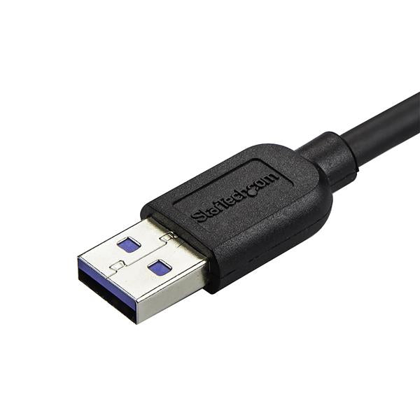 StarTech.com Slim Micro USB 3.0 Cable - M/M - Left-Angle Micro-USB - 1m (3ft)