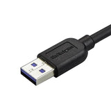 StarTech.com Slim Micro USB 3.0 Cable - M/M - Left-Angle Micro-USB - 1m (3ft)
