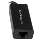 StarTech.com USB-C to Gigabit Ethernet Adapter, Black, Thunderbolt 3 / 4 Compatible, Windows & Mac, RJ45 LAN Network Converter