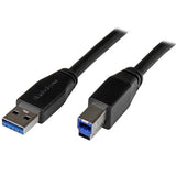 StarTech.com Active USB 3.0 (5Gbps) USB-A to USB-B Cable - M/M - 10m (30ft) - TAA