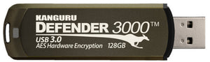 iStorage Kanguru Defender 3000™ SuperSpeed USB 3.0 32 GB| Secure Flash Drive | FIPS 140-3 Level 3 pending, FIPS 140-2 Level 3 Certified | AES-XTS 256-bit Hardware Encryption | TAA Compliant