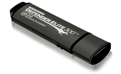 iStorage Kanguru Defender Elite300, 32GB USB flash drive USB Type-A 3.2 Gen 1 (3.1 Gen 1) Black, Grey