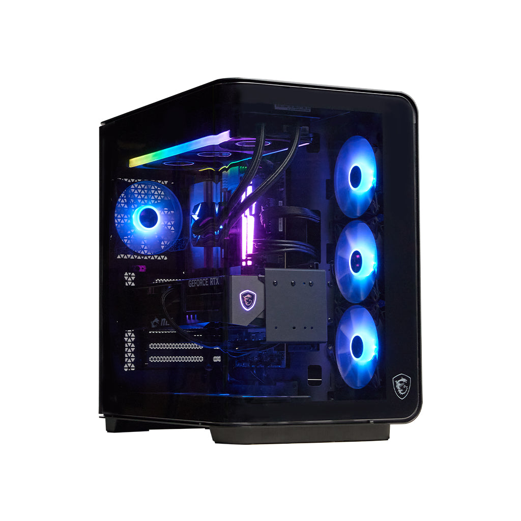 MSI Vision Elite RS AI 2NVZ9-1288US Intel Core Ultra 9 285K 64 GB DDR5-SDRAM 2 TB SSD NVIDIA GeForce RTX 5090 Windows 11 Pro Desktop PC Black