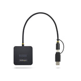 StarTech.com USB-C/USB-A to M.2 NVMe Dock Adapter, 10Gbps, Tool-Free External M.2 NVMe SSD Reader, B+M/M-Key