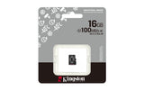 Kingston Technology 16GB microSDHC Industrial C10 A1 pSLC Card Single Pack w/o Adapter