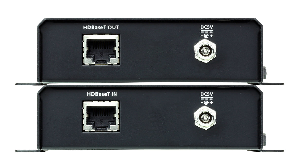 ATEN VE802 AV extender AV transmitter & receiver Black
