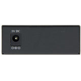 StarTech.com Multi-Mode (MM) LC Fiber Media Converter for 10/100/1000 Networks, Standalone Gigabit Ethernet to LC Converter, SFP Transceiver Included, 850nm, 550m - TAA