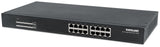 Intellinet 16-Port Gigabit Ethernet PoE+ Switch, 16 x PoE ports, IEEE 802.3at/af Power-over-Ethernet (PoE+/PoE), Endspan, Rackmount