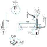 StarTech.com Desk-Mount Tablet Arm - Articulating - For iPad or Android - TAA