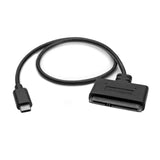 StarTech.com SATA to USB-C Cable, USB 10Gbps to 2.5in SATA I II III Hard Drive Adapter, External Converter for SSD or HDD Data Transfer