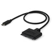 StarTech.com SATA to USB-C Cable, USB 10Gbps to 2.5in SATA I II III Hard Drive Adapter, External Converter for SSD or HDD Data Transfer