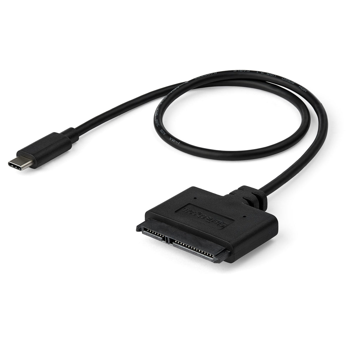 StarTech.com SATA to USB-C Cable, USB 10Gbps to 2.5in SATA I II III Hard Drive Adapter, External Converter for SSD or HDD Data Transfer