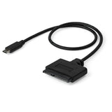 StarTech.com SATA to USB-C Cable, USB 10Gbps to 2.5in SATA I II III Hard Drive Adapter, External Converter for SSD or HDD Data Transfer