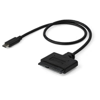 StarTech.com SATA to USB-C Cable, USB 10Gbps to 2.5in SATA I II III Hard Drive Adapter, External Converter for SSD or HDD Data Transfer