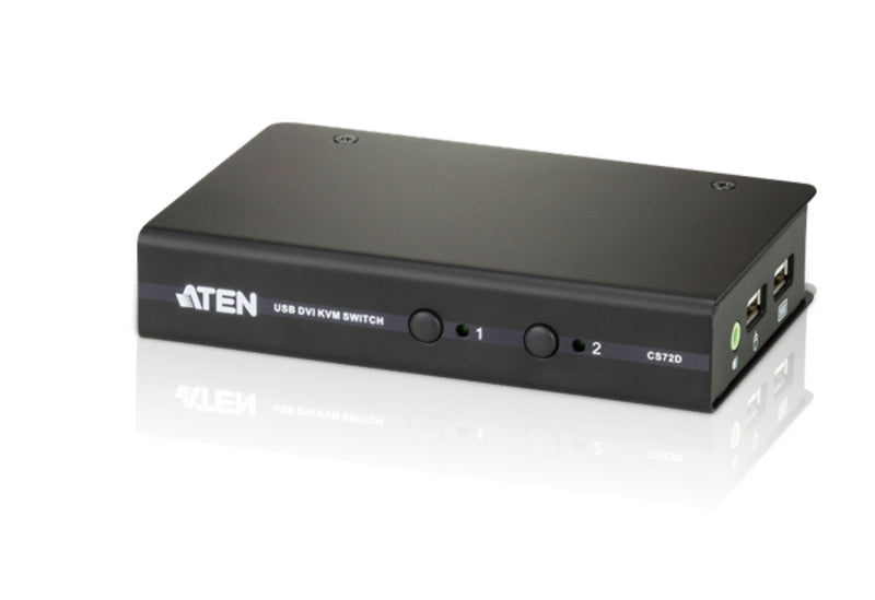 ATEN CS72D KVM switch Black
