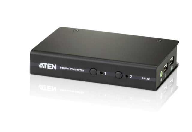 ATEN CS72D KVM switch Black