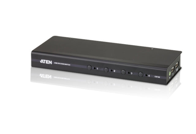 ATEN CS74D KVM switch Black
