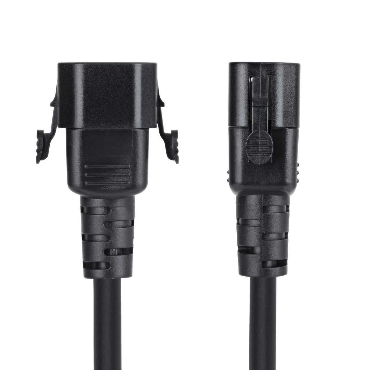 StarTech.com 6ft (1.8m) Power Extension Cord, Locking C14 to C13, PDU Power Cord, 10A 250V, 18AWG, AC Power Cable Extension, TAA Compliant, UL Listed