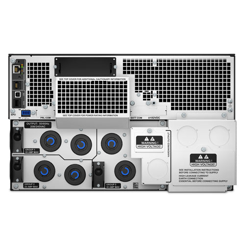 APC SRT8KRMXLT uninterruptible power supply (UPS) Double-conversion (Online) 8 kVA 8000 W 7 AC outlet(s)