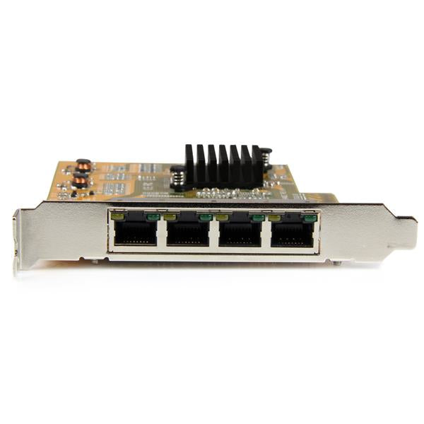 StarTech.com 4-Port PCIe Gigabit Network Adapter Card - TAA