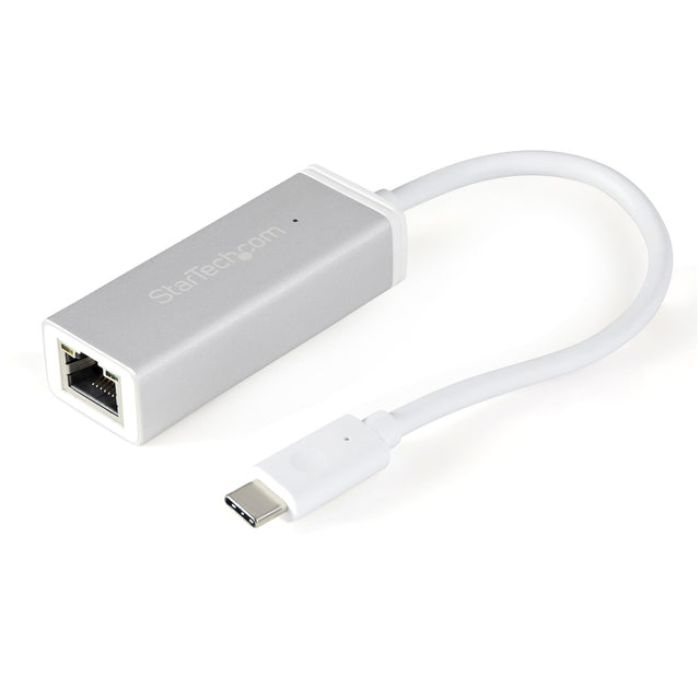 StarTech.com USB-C to Gigabit Ethernet Adapter, Aluminum, Thunderbolt 3 / 4 Compatible, USB Type C Network Adapter