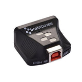 Brainboxes US-159 cable gender changer DB9 USB A Black