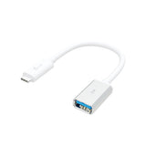 j5create JUCX05 USB-C® 3.1 to USB™ Type-A Adapter, White and Silver