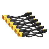 APC Power Cord Kit (6 EA), Locking, C19 TO C20, 1.2M (4FT), Red