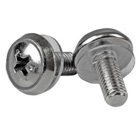 StarTech.com 100-Pack M5 12mm Screws, Mounting Screws for 19" or 10" Server Racks, Cabinets and Enclosures, Silver, TAA