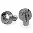 StarTech.com 100-Pack M6 12mm Screws, Mounting Screws for 19" or 10" Server Racks, Cabinets and Enclosures, Silver - TAA