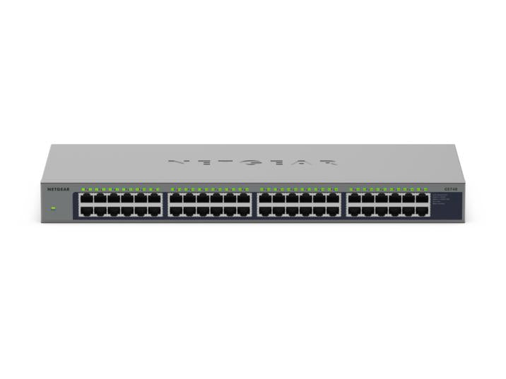 NETGEAR GS748 Unmanaged Gigabit Ethernet (10/100/1000) Grey