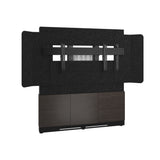 Middle Atlantic ForumTM Floor-to-Wall Mounted 66" (3 Bay) Display Stand for (1) 81" 21:9 Ultra-Wide Display, Dark Colorway