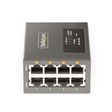 StarTech.com 4-Port Multi-Gigabit PoE++ Injector, 5/2.5/1G Ethernet (NBASE-T), PoE/PoE+/PoE++ (802.3af/802.3at/802.3bt), 160Watts Power Budget, Wall/DIN Rail Mountable, Unmanaged - TAA