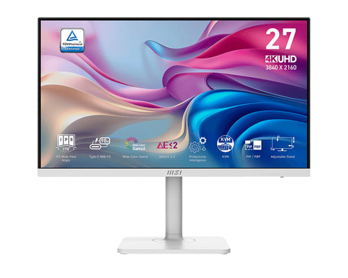 MSI Modern MD272UPHW computer monitor 68.6 cm (27") 3840 x 2160 pixels 4K Ultra HD Black