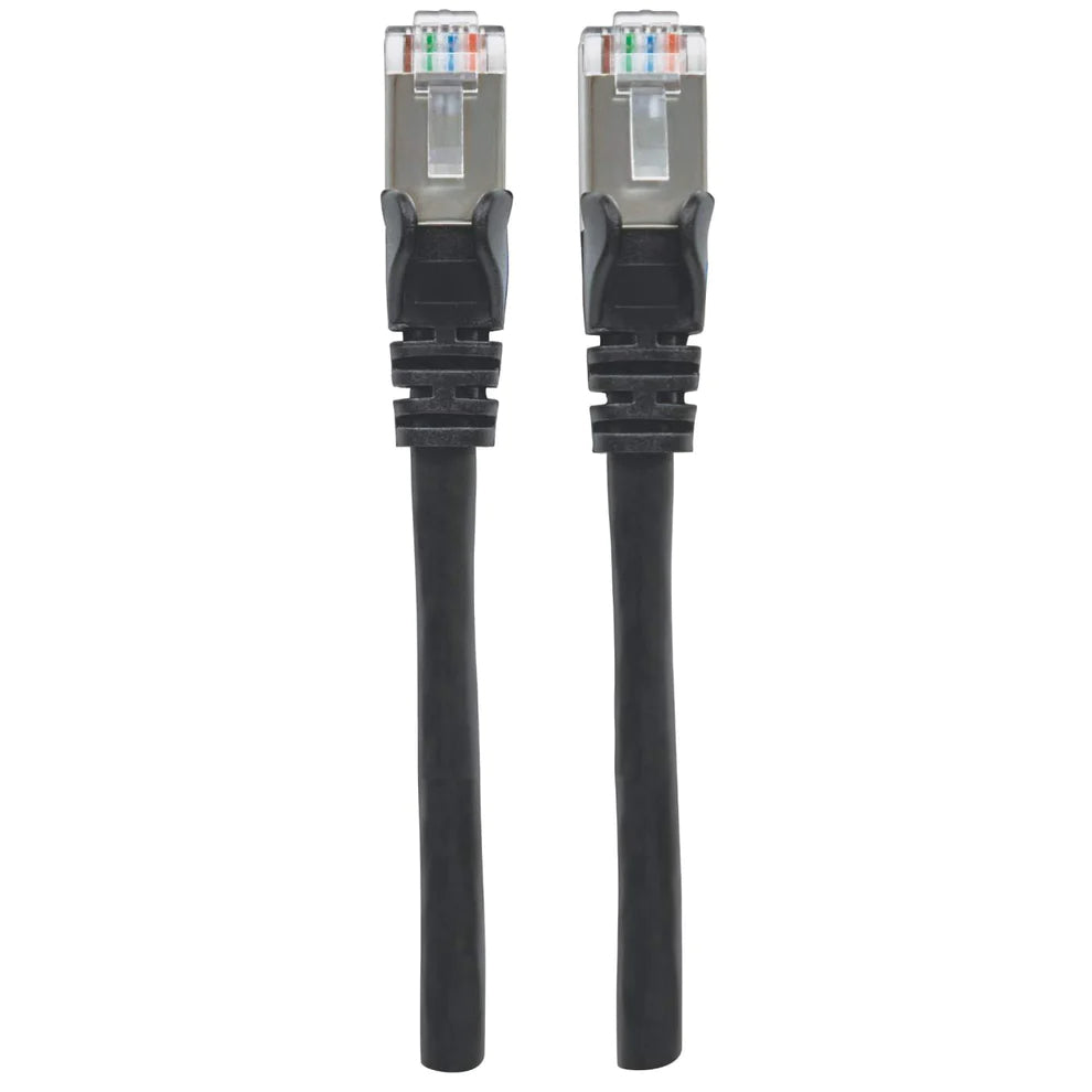 Intellinet IEC-C6AS-BK-1.5 networking cable Black 1.5 m Cat6a S/FTP (S-STP)