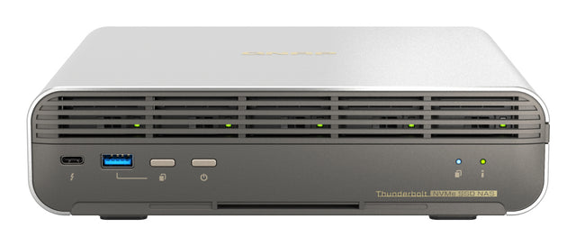 QNAP TBS-h574TX-i5UC-05S02 NAS Compact Intel® Core™ i5 i5-1235U 16 GB 19.2 TB SSD QNAP QTS Grey, Black