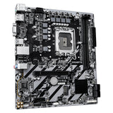 GIGABYTE H810M S2H GEN5 Motherboard - Intel Core Ultra (Series 2) CPUs, 4+1+2 Phases VRM, up to 6400MHz DDR5, 1xPCIe 4.0 M.2, 1GbE LAN, USB 3.2 Gen 1