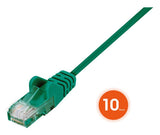 Intellinet 744560 networking cable Green 0.3 m Cat6 U/UTP (UTP)