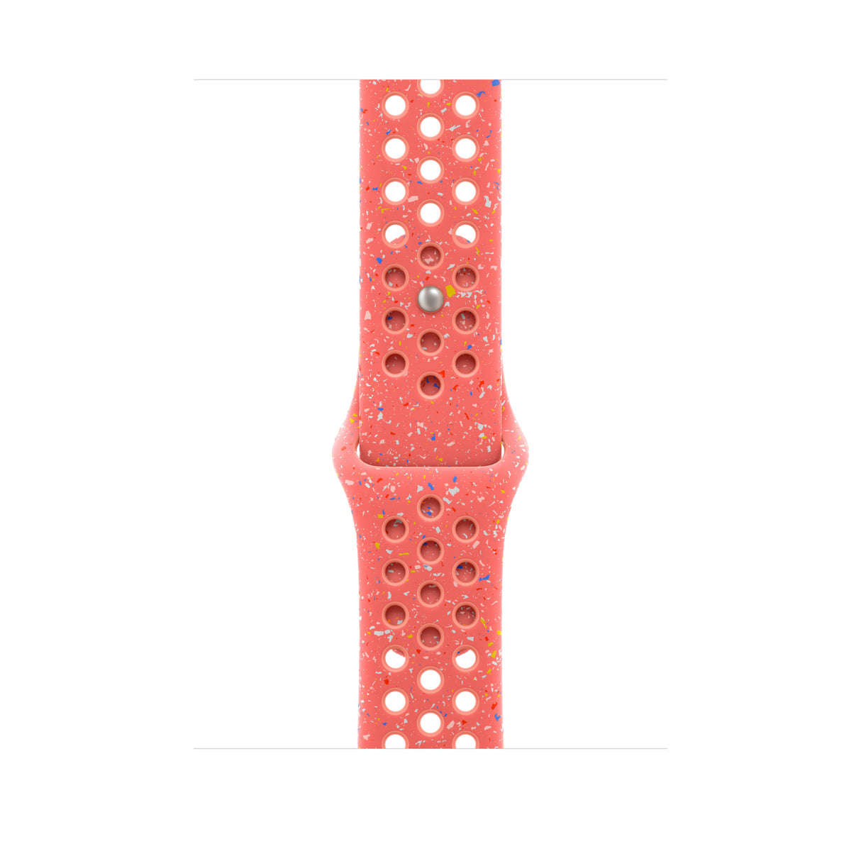 Apple MUVF3AM/A smart wearable accessory Band Pink, White Aluminium, Fluoroelastomer